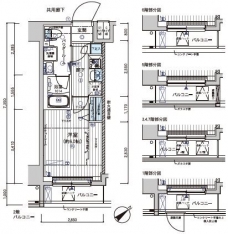 メインステージ不動前IIの間取り図