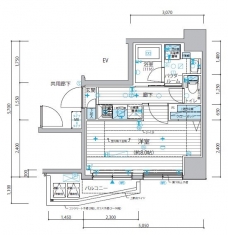 メインステージ入谷IIIの間取り図