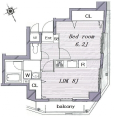 グランヴァン阿佐ヶ谷IIの間取り図