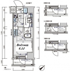 メインステージ不動前IIの間取り図