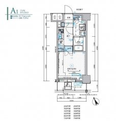 メインステージ川口WESTの間取り図