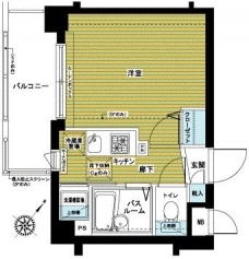 フェニックス・エルミタージュの間取り図