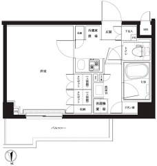 ルーブル練馬伍番館の間取り図