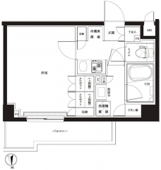 ルーブル練馬伍番館の間取り図