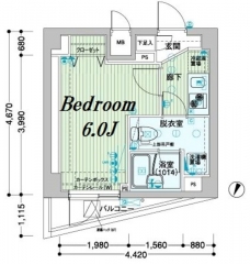 メインステージ板橋志村の間取り図