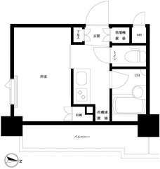 ルーブル豊島千川の間取り図