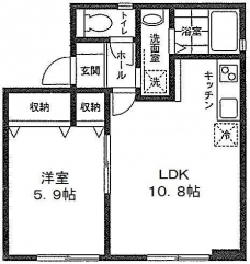 パナソレイユの間取り図