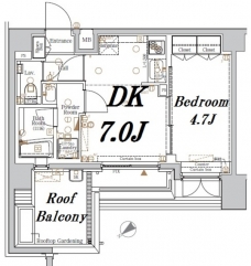 ヴァローレクオリタ池袋の間取り図