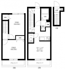 ソルナクレイシア巣鴨の間取り図