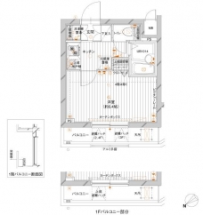 メインステージ赤塚の間取り図