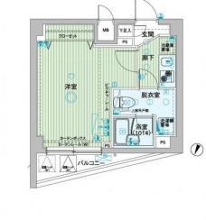 メインステージ板橋志村の間取り図