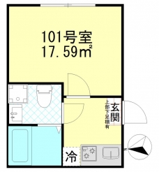 グランドアイランド蒲田の間取り図