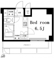ルーブル蒲田南参番館の間取り図