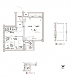 アークマーク東中野の間取り図
