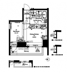 アークマーク蔵前の間取り図
