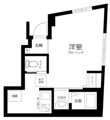 プレミアコート目黒洗足の間取り図