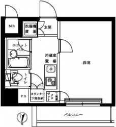 ルーブル大島の間取り図