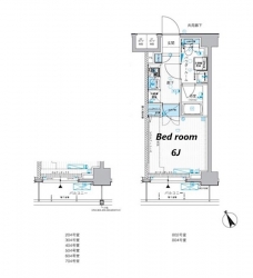 メインステージ川口WESTの間取り図