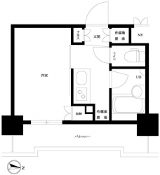 ルーブル豊島千川の間取り図