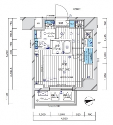 メインステージ亀有の間取り図