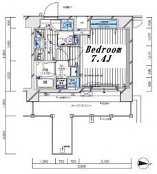 メインステージ板橋EASTの間取り図