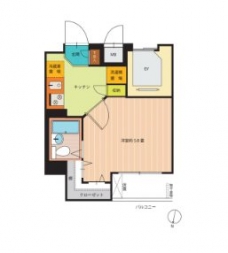 スパシエルクス目黒の間取り図