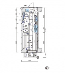 メインステージ白金IIIの間取り図