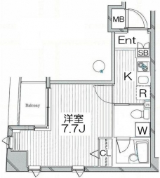 グランヴァンデュヴェール東京の間取り図