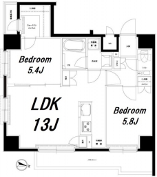 ルーブル東十条の間取り図