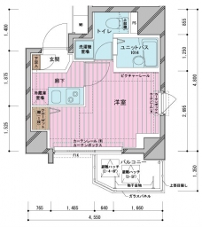 メインステージ白山の間取り図
