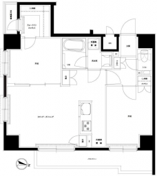 ルーブル東十条の間取り図
