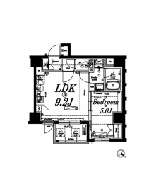 アクサス代々木公園の間取り図
