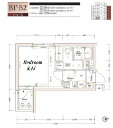 アクサスガレリアレジデンス東高円寺の間取り図