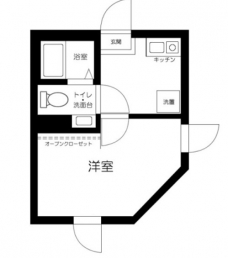 エクラ中台の間取り図