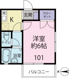 グランシャリオ48の間取り図