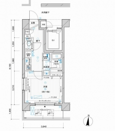 メインステージ押上IVの間取り図