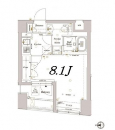 ディアレイシャス東京ベイ潮見の間取り図