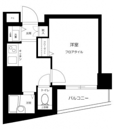 スカイコート池袋第7の間取り図