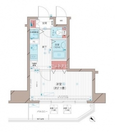 メインステージ五反田駅前の間取り図