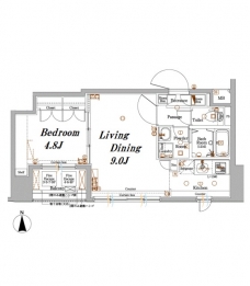アクサス文京関口の間取り図