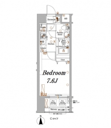 アクサス文京関口の間取り図