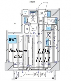 メインステージ三ノ輪EASTの間取り図
