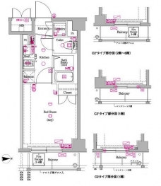 アクサス白山の間取り図