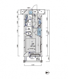 メインステージ白金IIIの間取り図