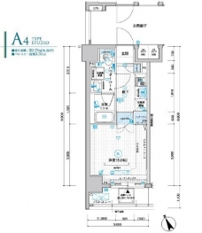 メインステージ川口WESTの間取り図
