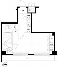 ルーブル浜田山の間取り図