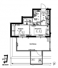 アークマーク三軒茶屋の間取り図