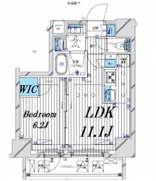 メインステージ三ノ輪EASTの間取り図