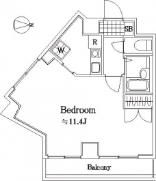 サンテミリオン芦花公園の間取り図