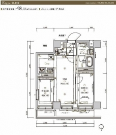メインステージ浮間舟渡の間取り図